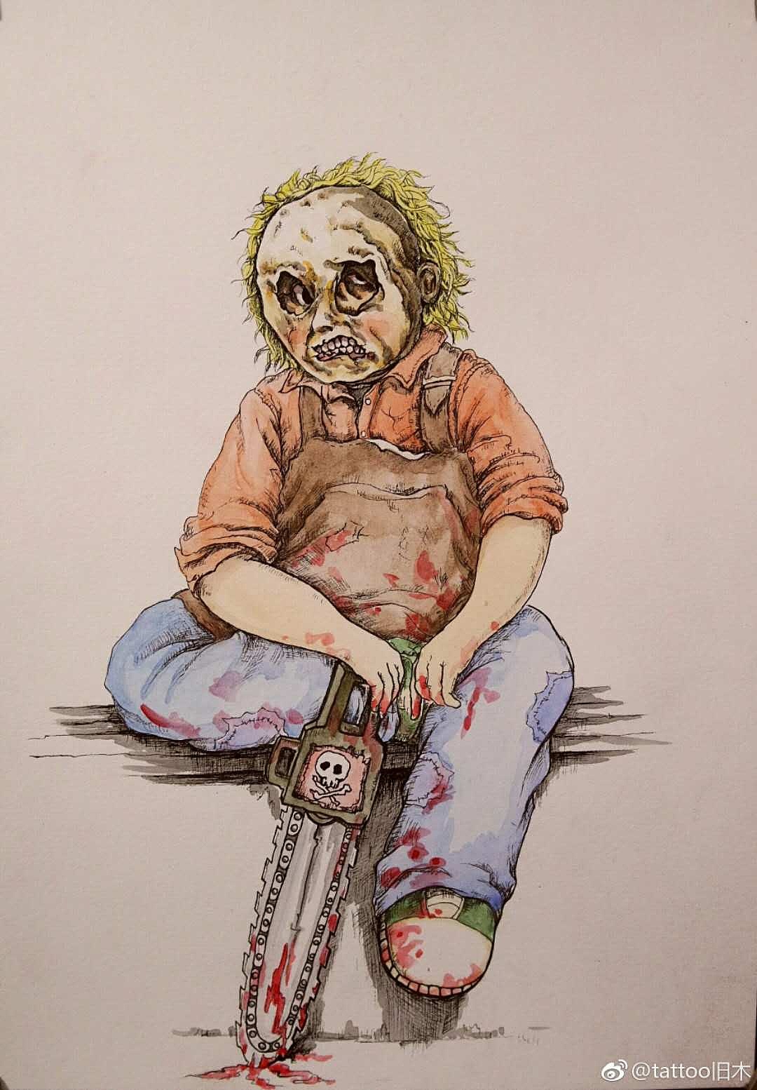 熒幕中的那些童年陰影（圖ZMTMyMjk1MjMy） - 創(chuàng)作習(xí)作 - 站酷設(shè)計(jì)師空山舊木原創(chuàng)素材 - 站酷ZCOOL