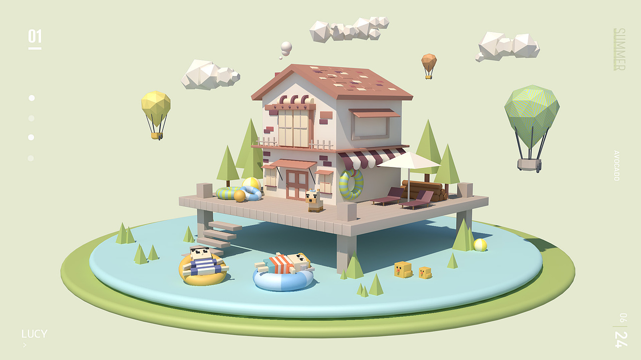 一些原創(chuàng)作品（圖ZMTY5NjE3NjUy） - 場景 - 站酷設計師濱江歡樂的lucy原創(chuàng)素材 - 站酷ZCOOL