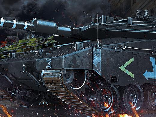 梅卡瓦主战坦克三维概念设计