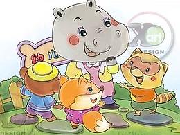 已出版儿童插画