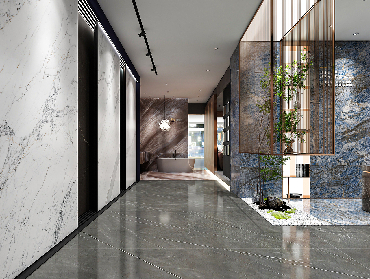 澳翔200岩板展厅（图ZMjg1NDgxODQw） - 商业空间设计 - 站酷设计师King_Lam原创素材 - 站酷ZCOOL