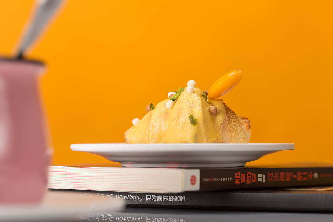 小甜心可颂蛋糕拍摄