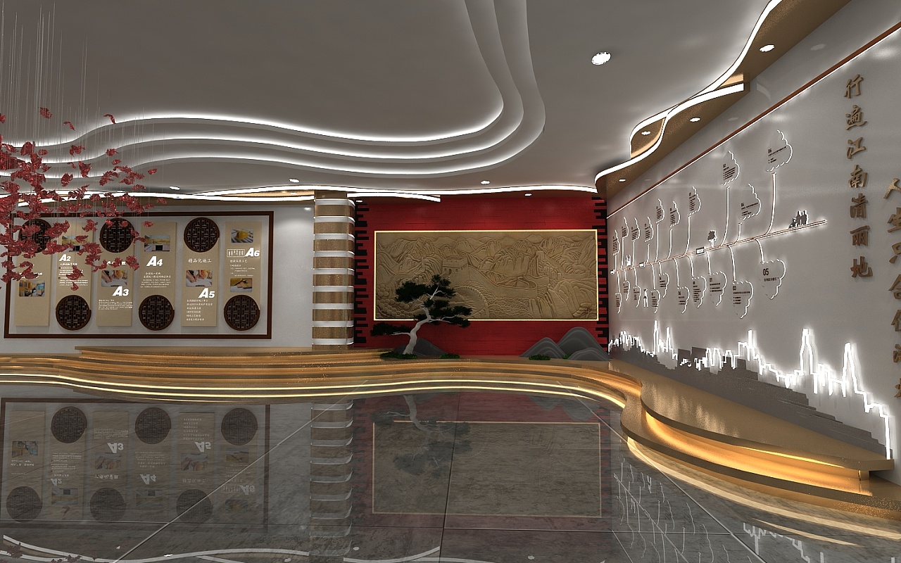 历史沿革展厅|三维|其他三维|艺空 - 原创作品 - 站酷 (zcool)