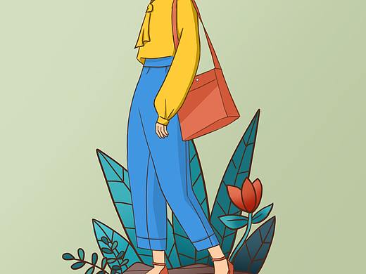 小姐姐（个人主页-ZNDg3Nzc5NjQ=） - 创作习作 - 站酷设计师L晶L原创素材 - 站酷ZCOOL