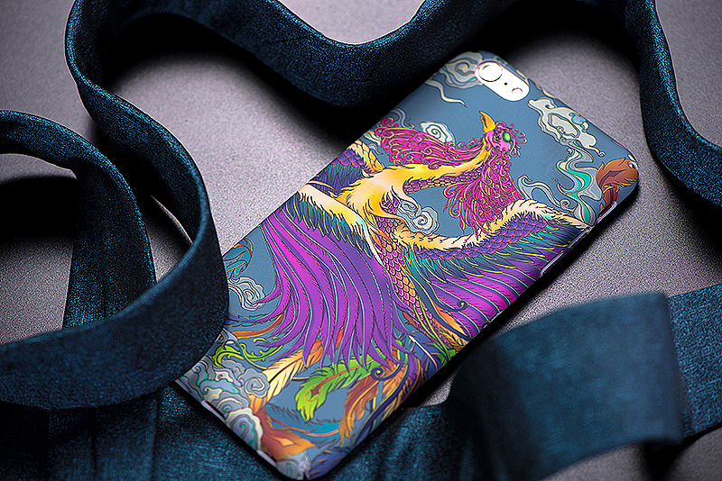 国馆原创设计——龙腾凤舞手机对壳（图ZNzk1ODQyNzY=） - 产品摄影 - 站酷设计师voolence原创素材 - 站酷ZCOOL