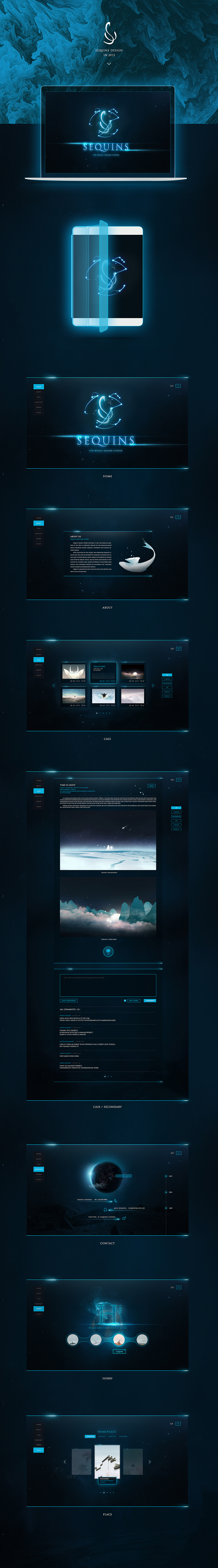Sequins Web Design（图ZMzcxNDMwOTI=） - 个人网站 - 站酷设计师不戳原创素材 - 站酷ZCOOL
