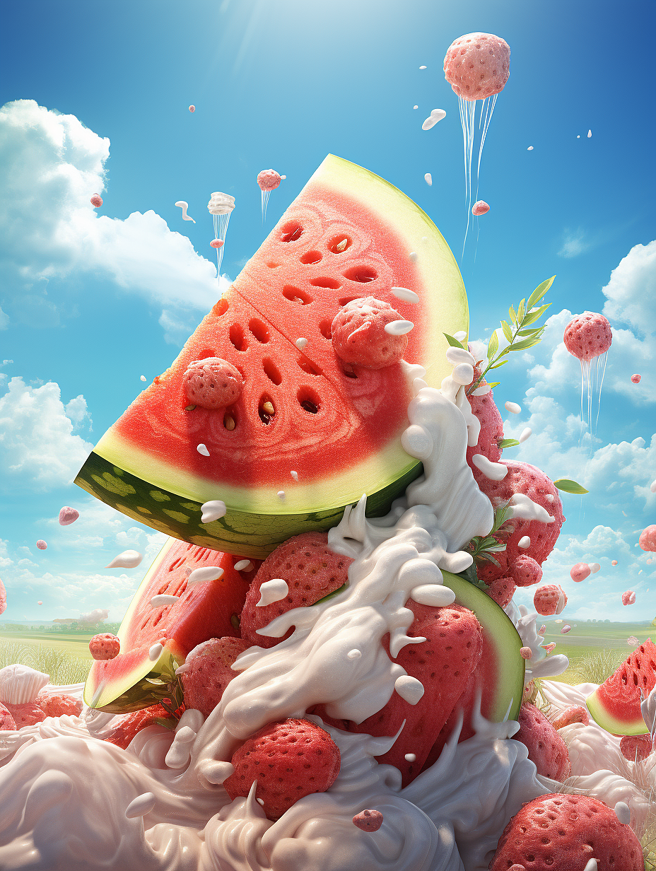 西瓜味的夏天,谁能不喜欢呢!