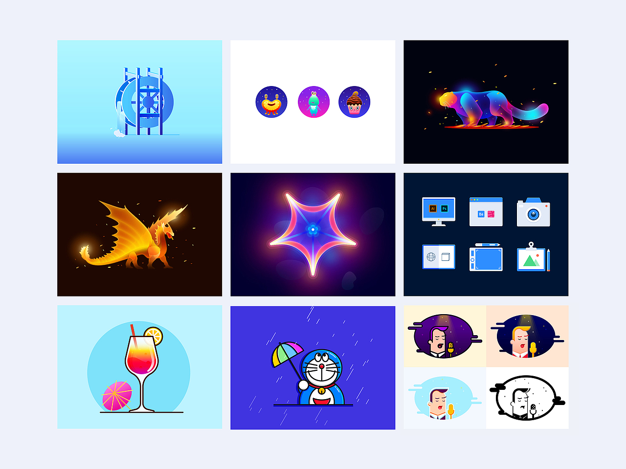 百图记作品集-图标篇（图ZOTgxODM2MDA=） - 图标 - 站酷设计师秀颖showy原创素材 - 站酷ZCOOL