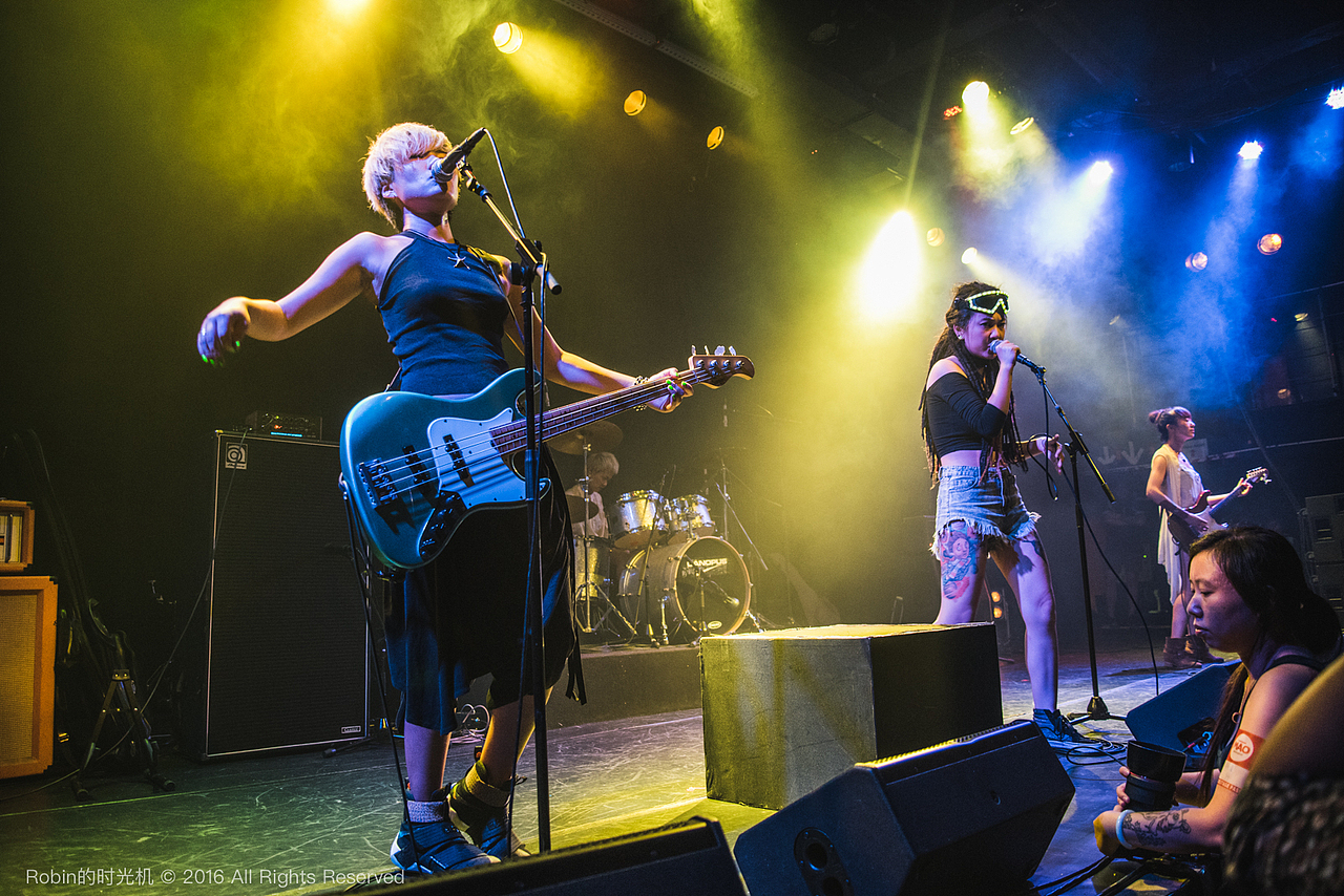 音乐现场 | 上海la cygne女子摇滚乐队 活动现场人像摄影后期