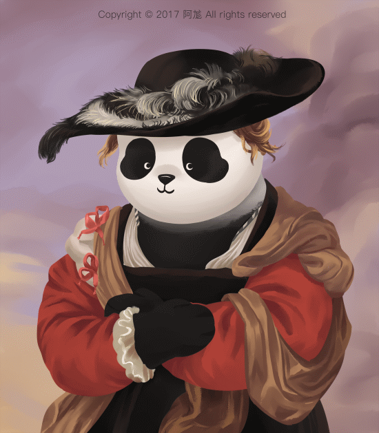 【每日一gif合集12】滚滚世界名画（111-120）（图ZOTA0MzE4Njg=） - 艺术插画 - 站酷设计师阿尨原创素材 - 站酷ZCOOL