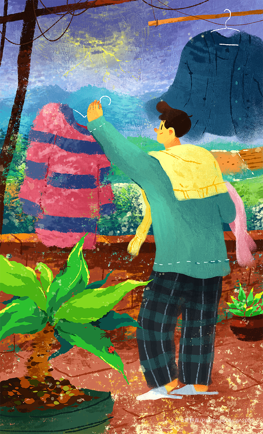一个人的24节气（冬春篇）（图ZMjc3NTk1OTY0） - 创作习作 - 站酷设计师星野森forest原创素材 - 站酷ZCOOL