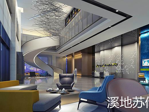 酒店前台，大厅，格调大气