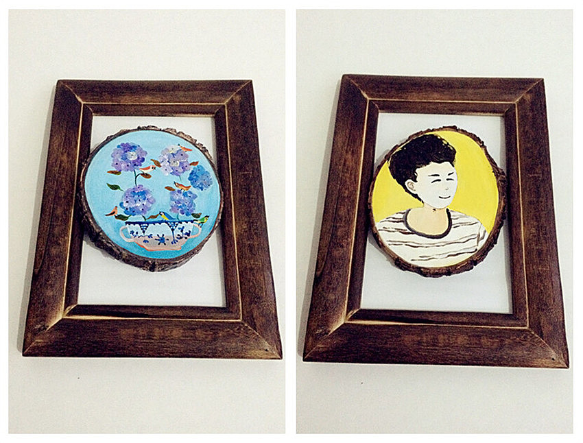 15年的开始—木头画（图ZMjQ4MjMzNzY=） - 工艺品设计 - 站酷设计师张沫沫1992原创素材 - 站酷ZCOOL
