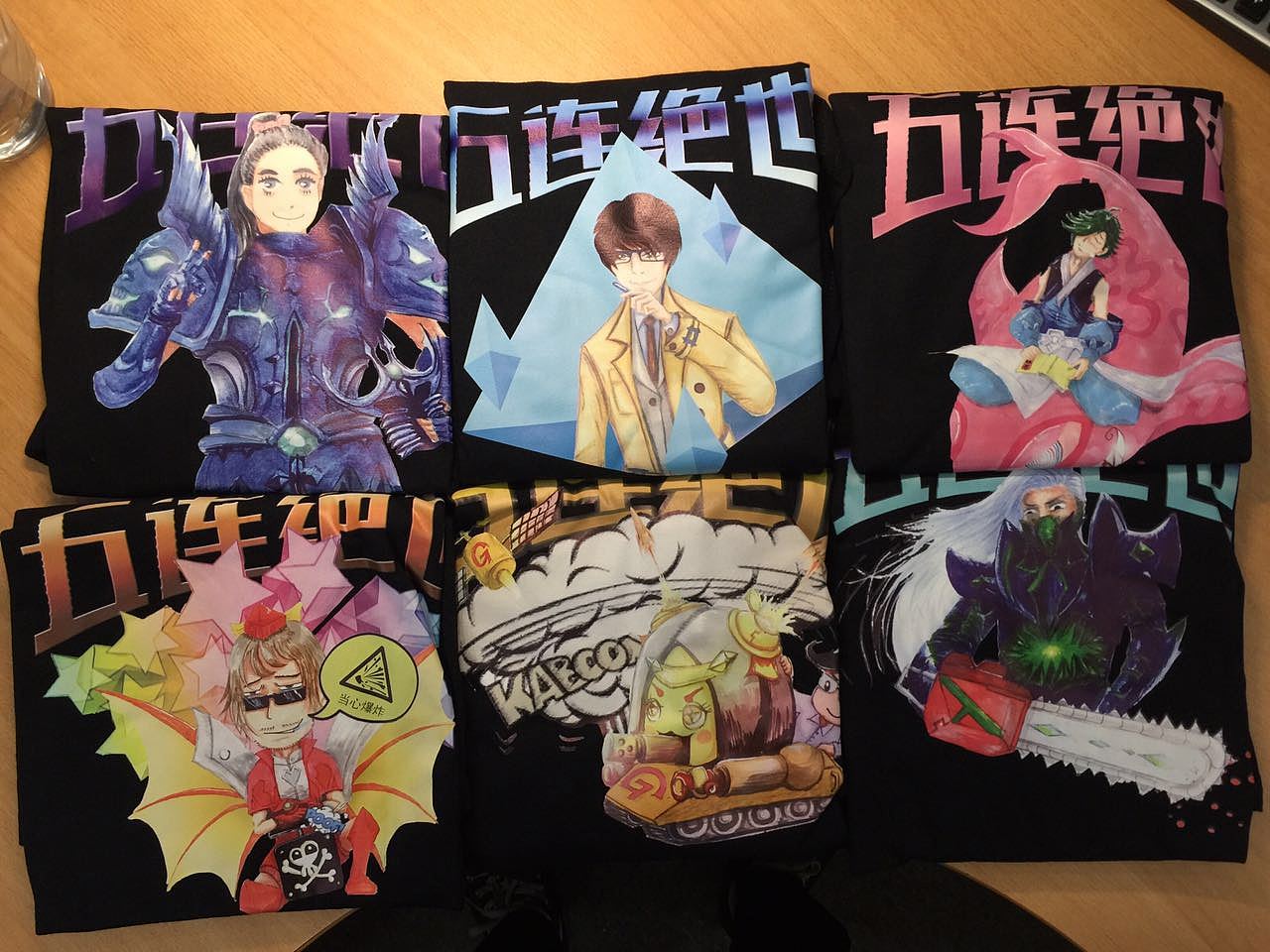 五连绝世 T恤设计6件套第一期成品（图ZOTA5MjY2MDg=） - 休闲/流行服饰 - 站酷设计师舟先生原创素材 - 站酷ZCOOL