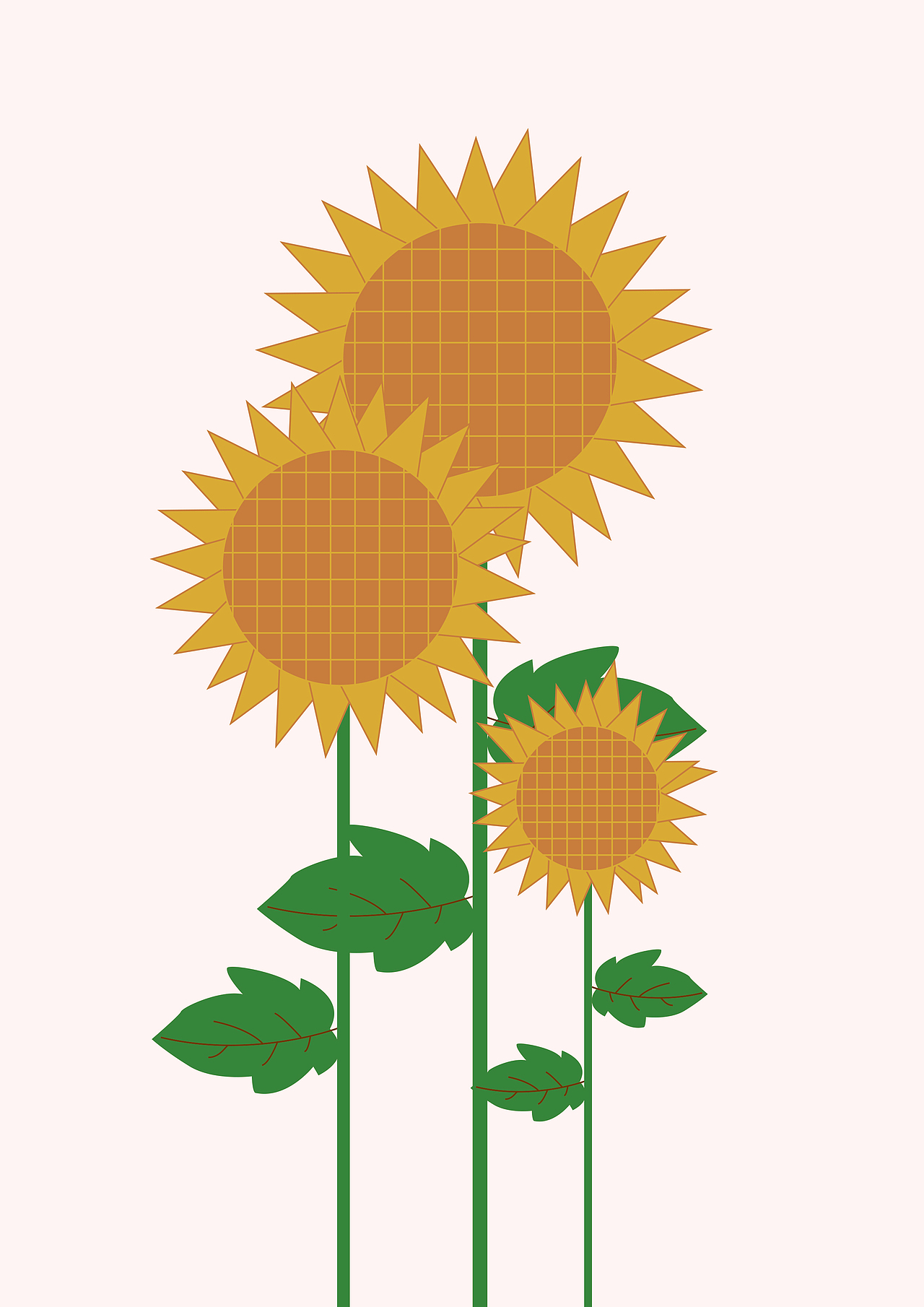 向日葵|平面|其他平面|xpvvvv_临摹作品-站酷(zcool)