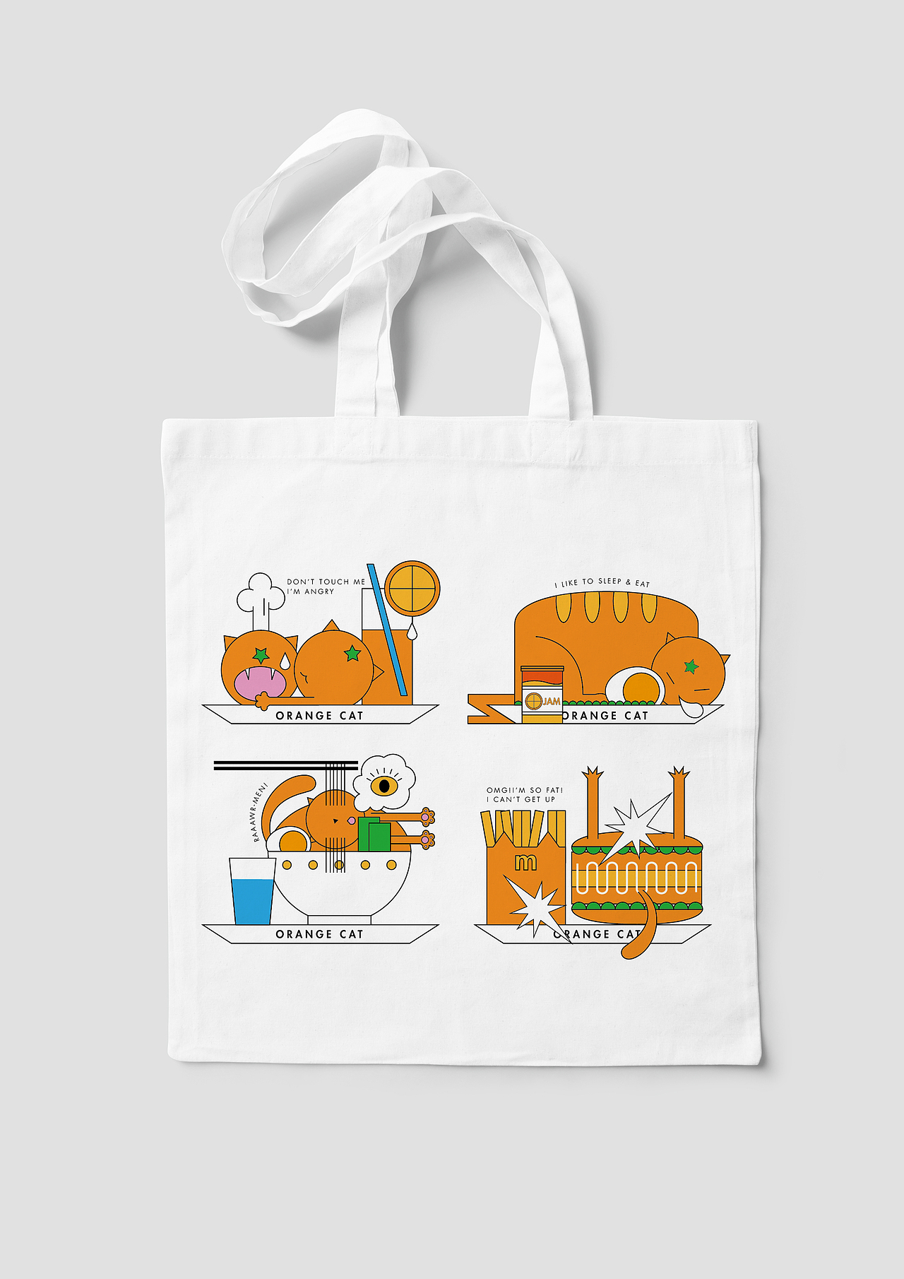 早餐与橘猫（图ZMTc1MTg2MzI0） - 艺术插画 - 站酷设计师怪鸟设计原创素材 - 站酷ZCOOL