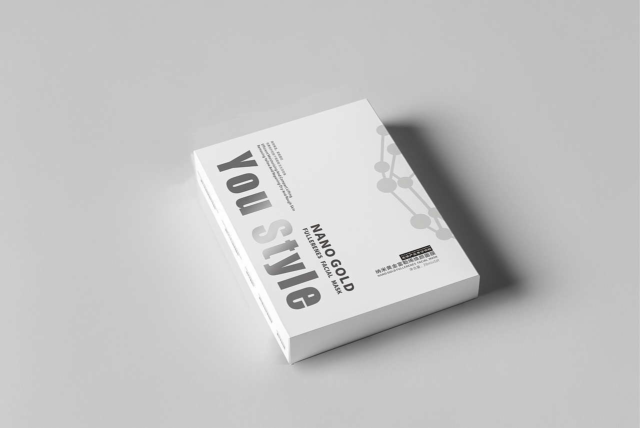 纳米黄金富勒烯面膜包装设计（图ZMTkwNjYwMjg0） - 包装 - 站酷设计师hiphopnc原创素材 - 站酷ZCOOL