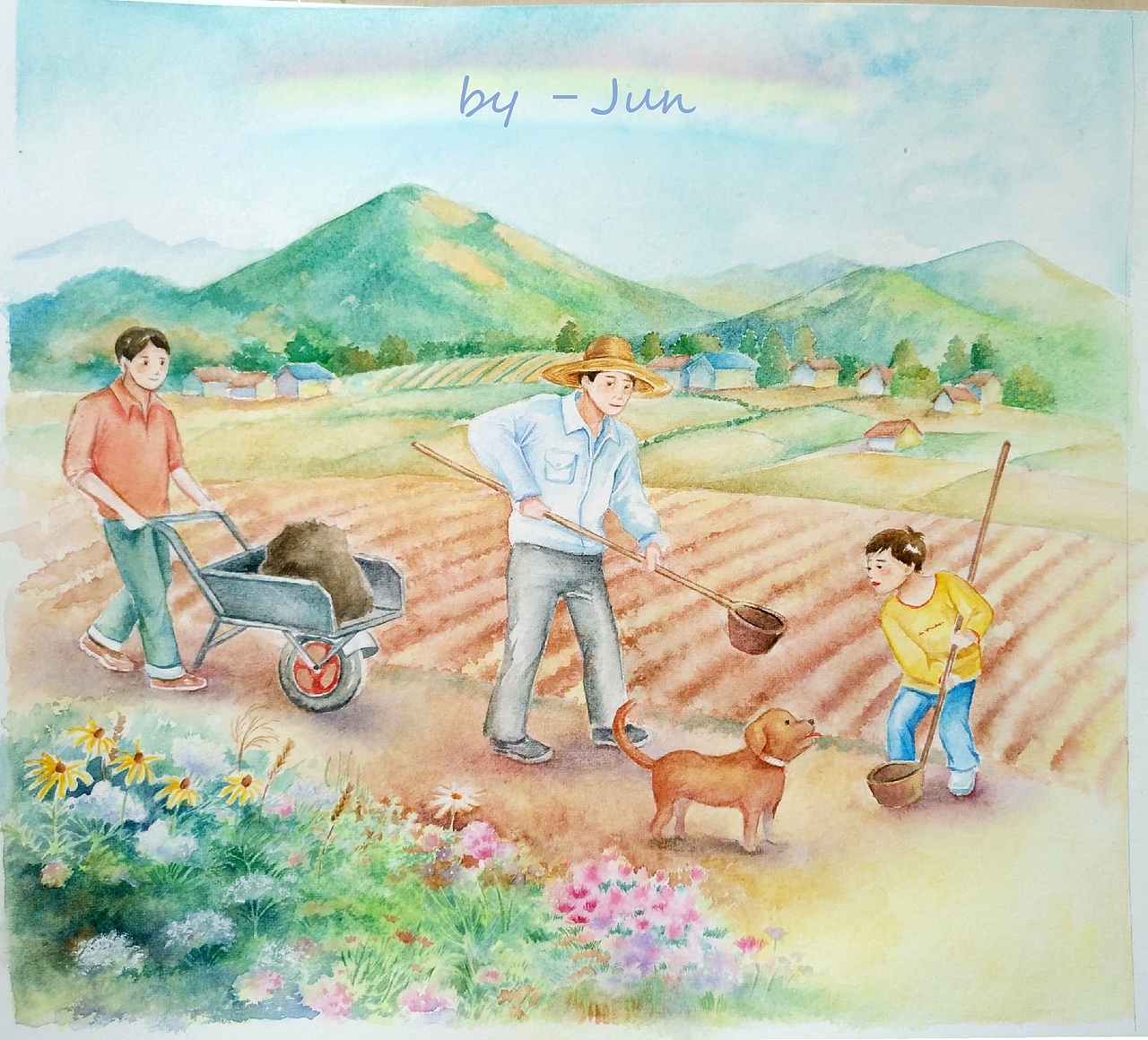 写给儿童的二十四节气,水彩篇