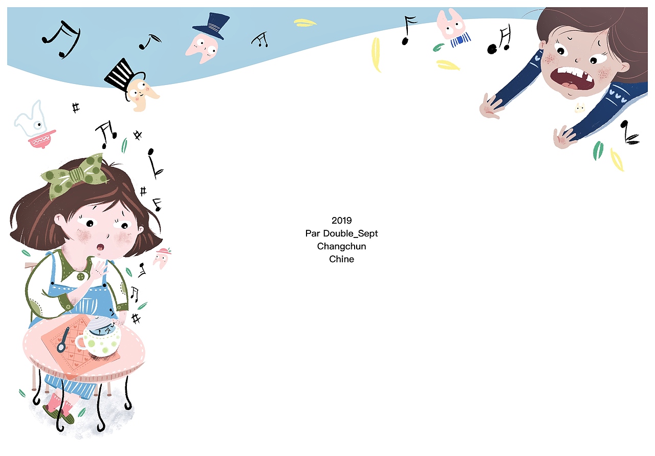 2019儿童杂志插图板绘案例汇总（图ZMTc5MDE3NjI4） - 商业插画 - 站酷设计师Double_Sept原创素材 - 站酷ZCOOL