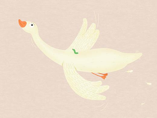 大鹅（个人主页-ZNDA3NTA3MDA=） - 儿童插画 - 站酷设计师李灵现原创素材 - 站酷ZCOOL