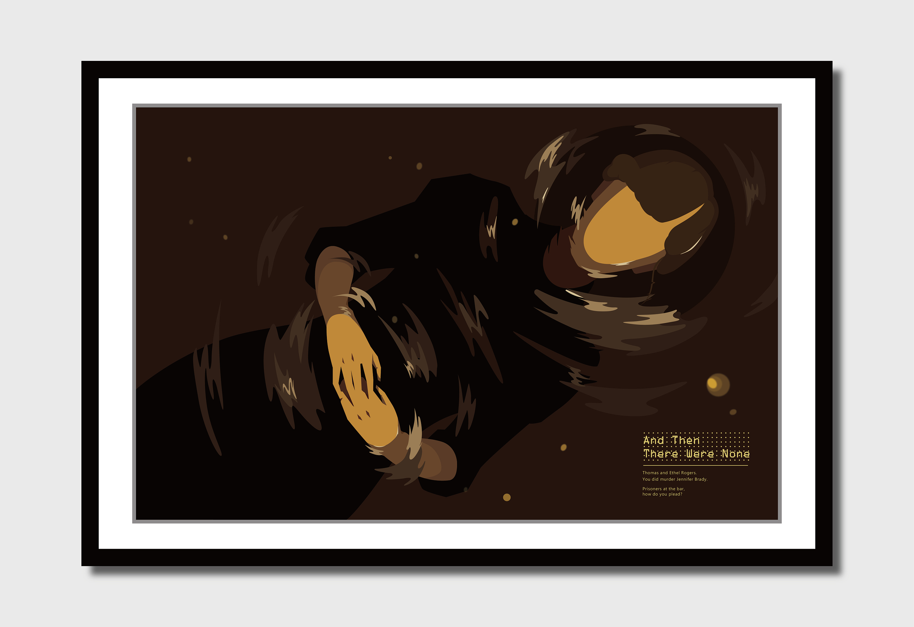 悬疑读物无人生还原创插画习作