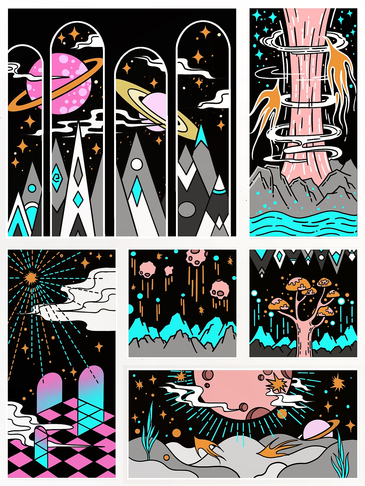 原创插画|外星世界