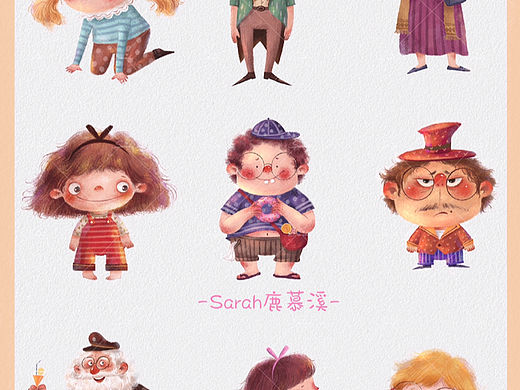 原创儿插人物角色（合集）