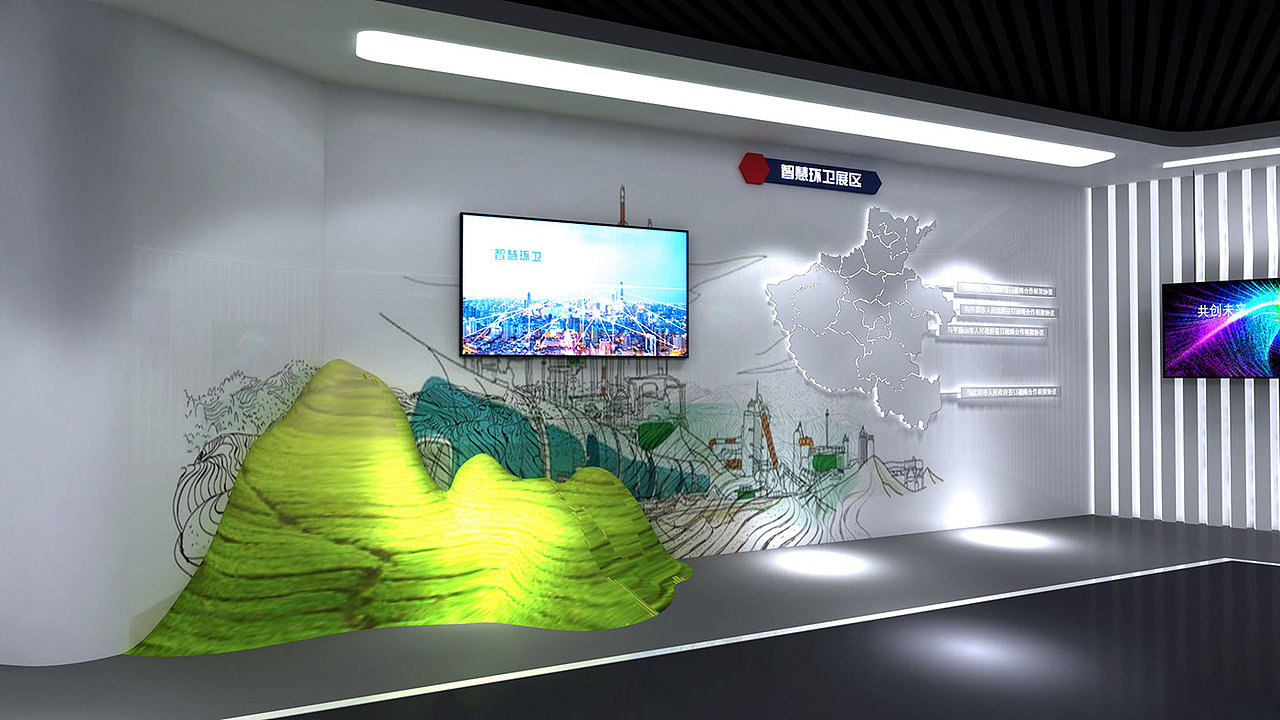 企业展厅展馆3D效果图（图ZMjA0NjU5NTEy） - 其他三维 - 站酷设计师不求人_ph原创素材 - 站酷ZCOOL