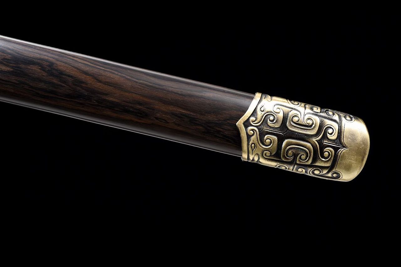 铜装双手古纹武侠战剑 和风堂美术刀剑