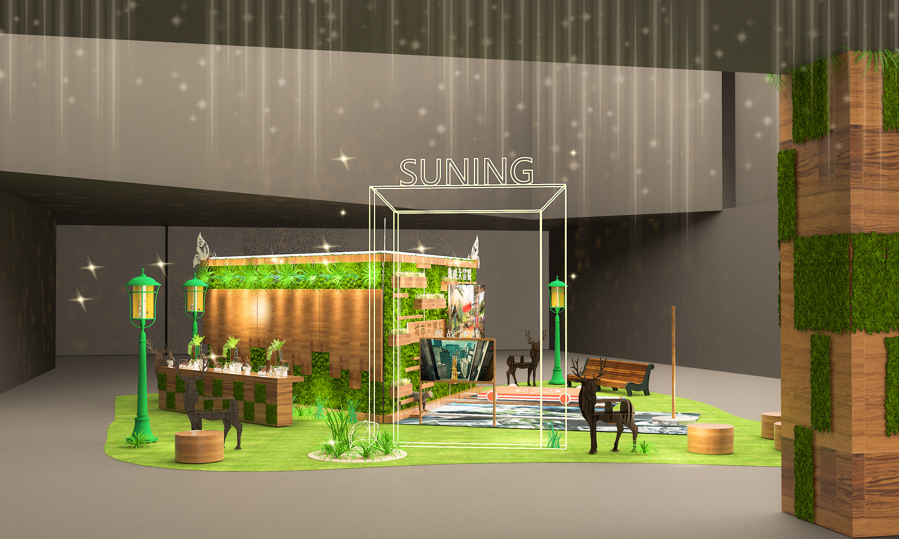 梦想岛主题美陈|空间|展示设计 |沐有 - 原创作品 - 站酷 (zcool)