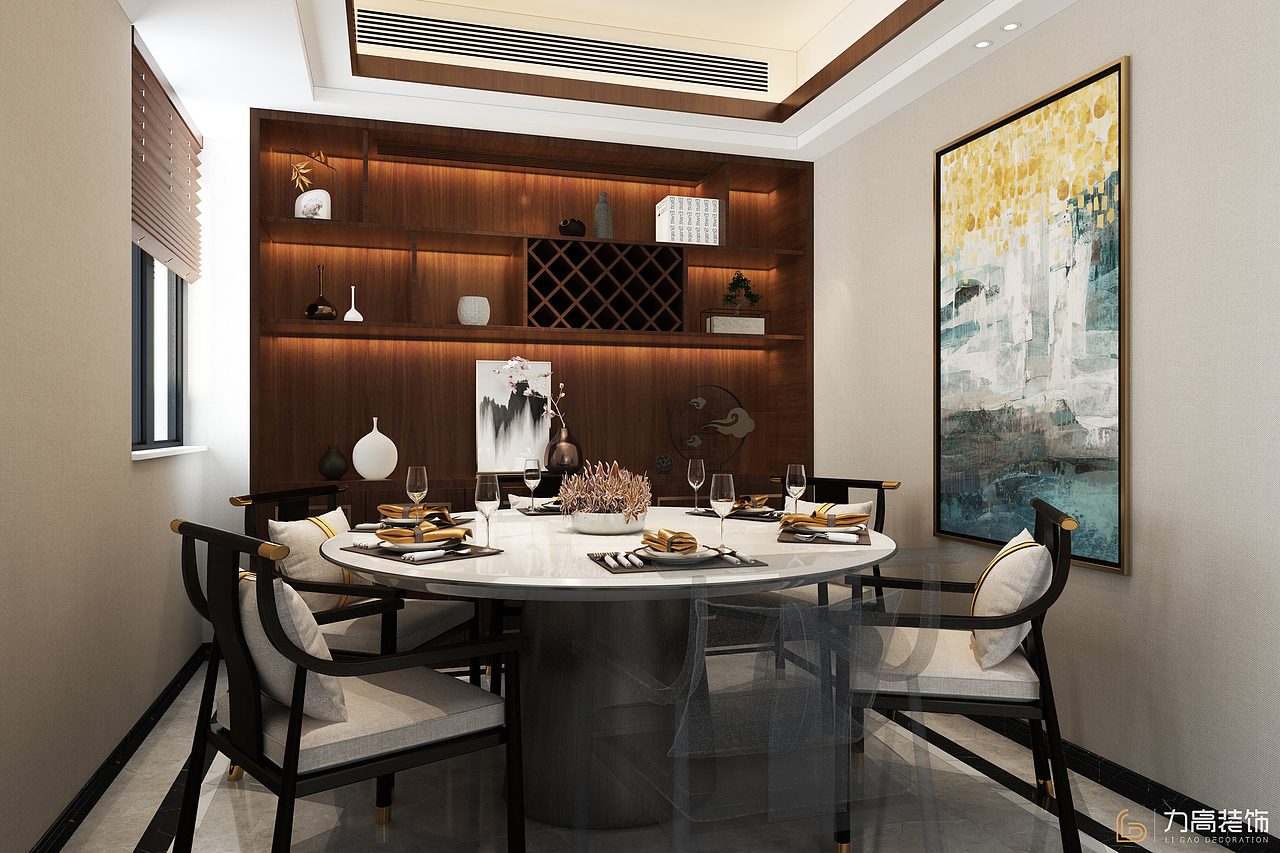 新中式设计案例（图ZMTY0MTIxOTQ0） - 家装设计 - 站酷设计师歪歪design原创素材 - 站酷ZCOOL