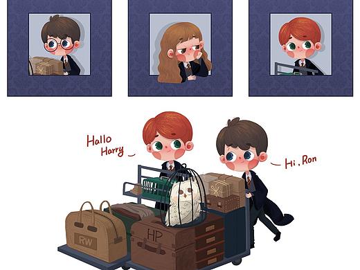 哈利波特入学列车