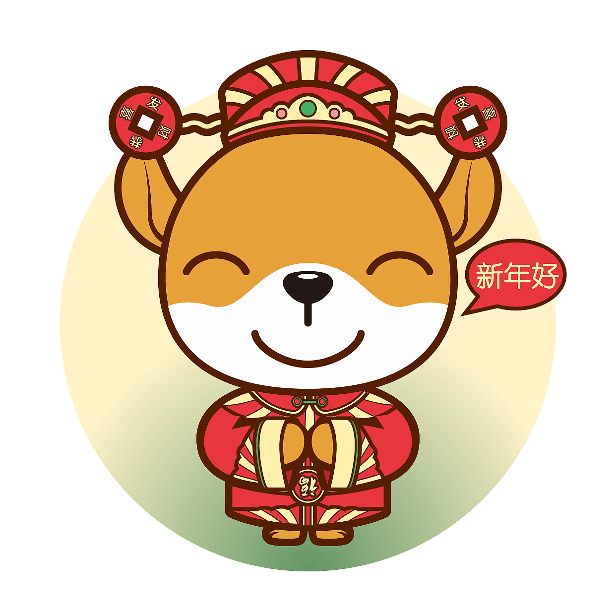 招财狗（图ZMTAzMDMzNzk2） - 创作习作 - 站酷设计师小女子阿乔原创素材 - 站酷ZCOOL