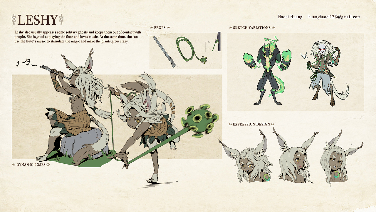 LESHY（图ZMzU4MDc2NzY4） - 游戏原画 - 站酷设计师光盐AC原创素材 - 站酷ZCOOL