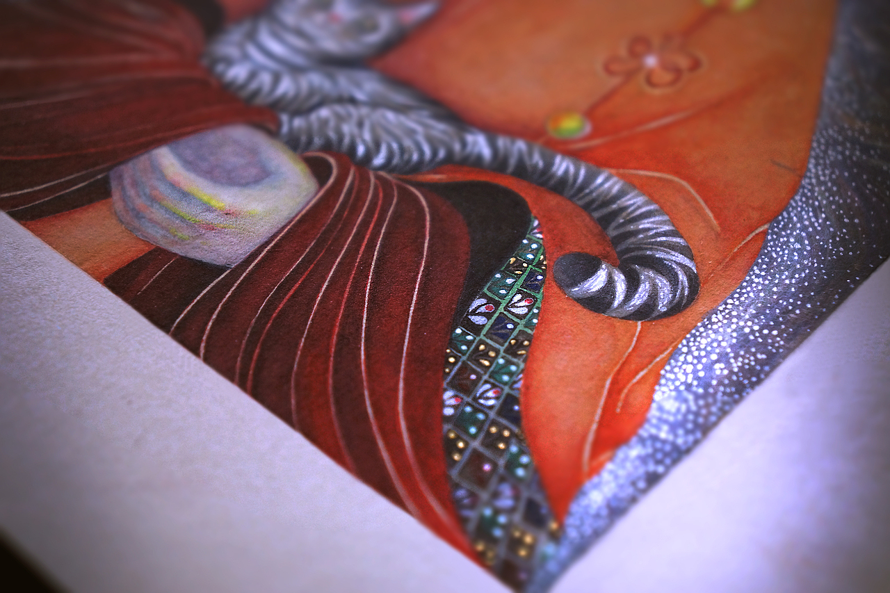 《辟魔终曲.神居》白中南颜彩-人川集