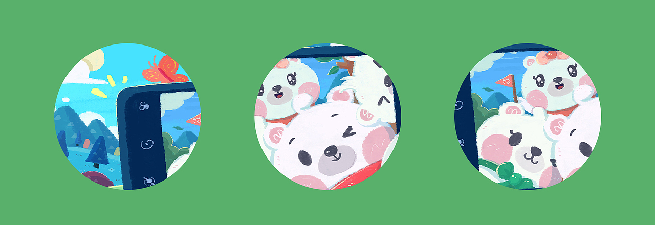 Midea Family 熊小美一家Q版形象设计 —— 欢乐熊仔（图ZMTkwNjAxNzY4） - IP形象 - 站酷设计师肥猫王子原创素材 - 站酷ZCOOL