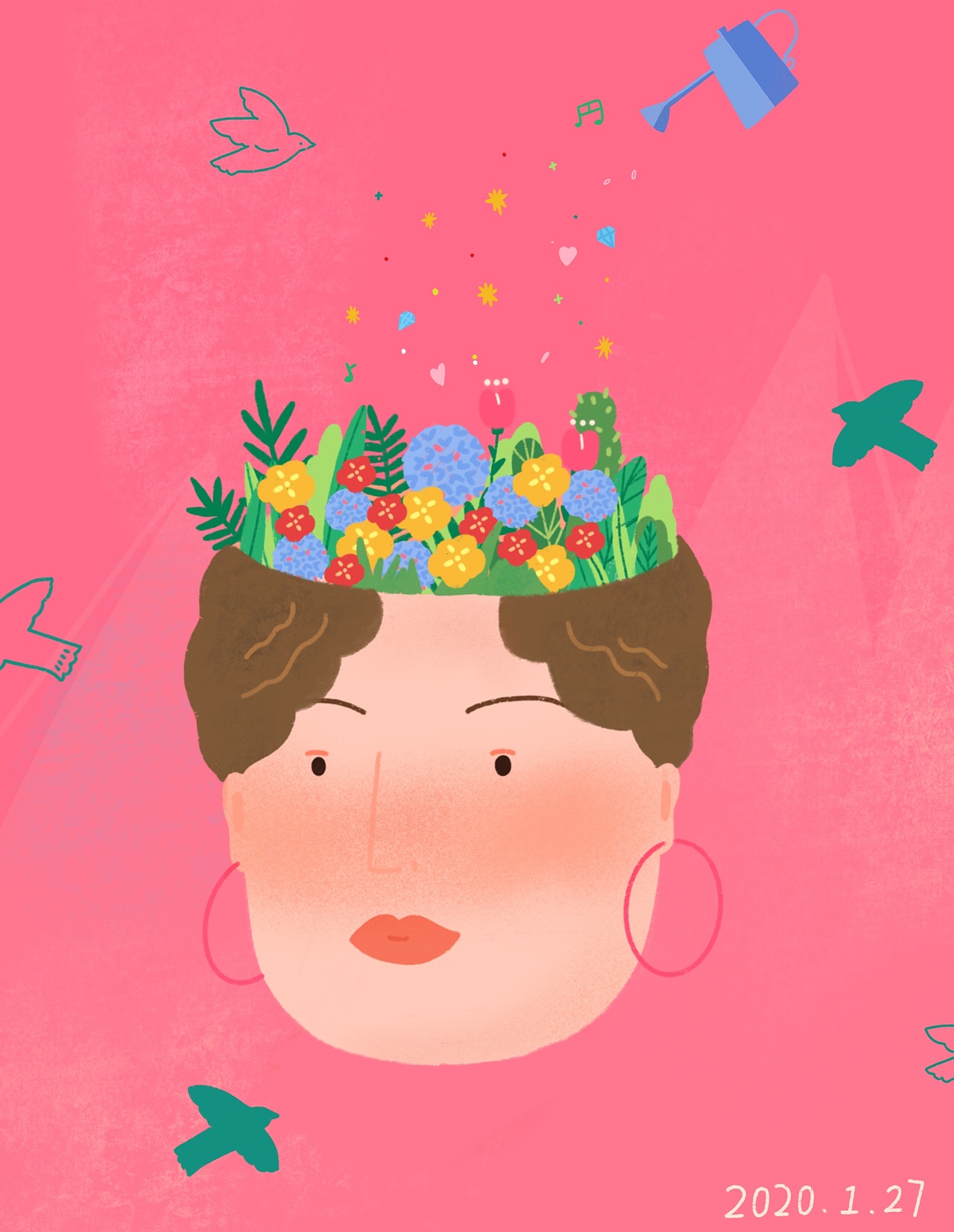 当大脑的园丁（图ZMjQxMjU0NDY0） - 创作习作 - 站酷设计师怪力游园原创素材 - 站酷ZCOOL