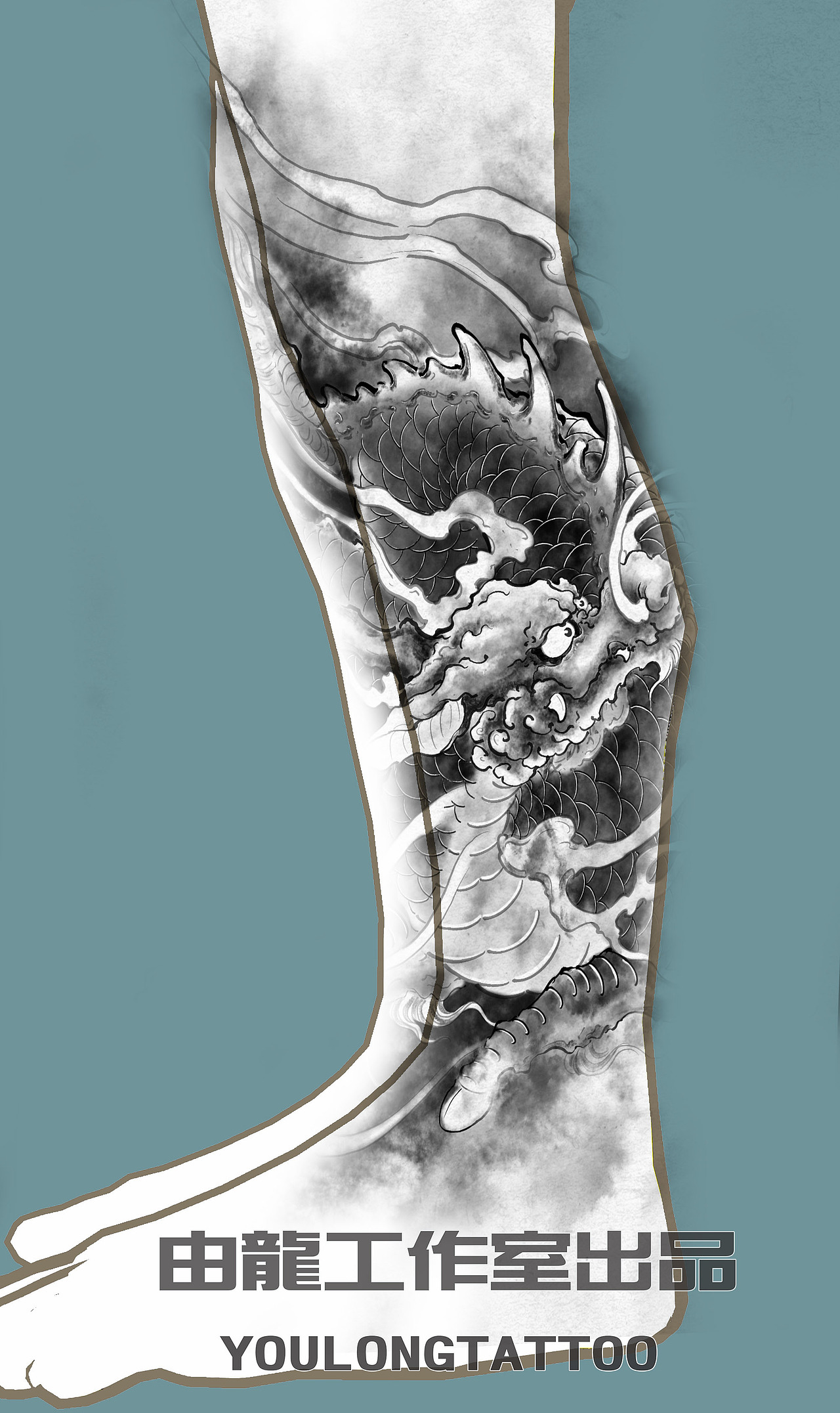 麒麟纹身的寓意，由龙作品麒麟纹身手稿（图ZMjQyMDEyNjg0） - 其他平面 - 站酷设计师沪上由龙原创素材 - 站酷ZCOOL