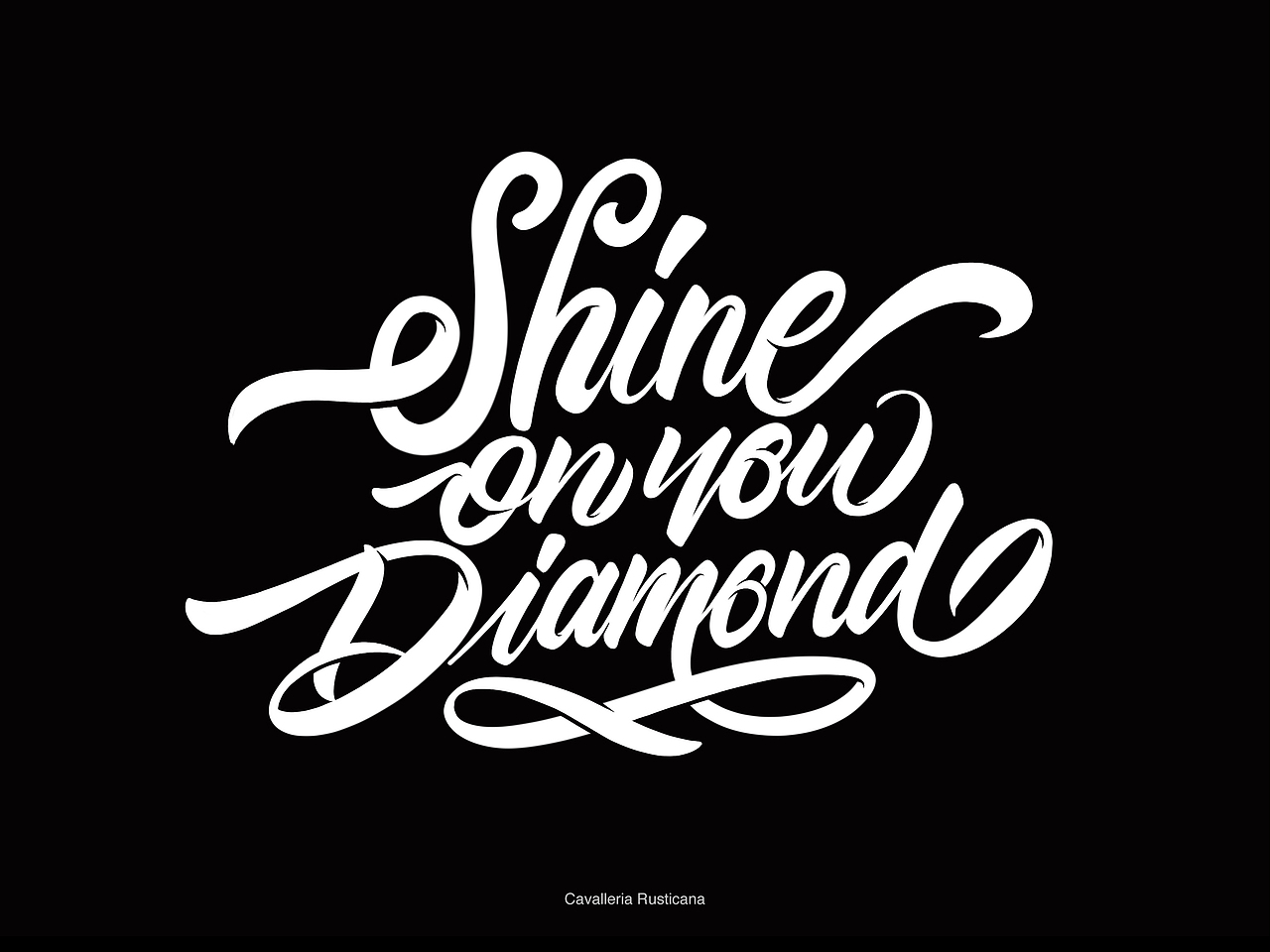 近期英文手写字体