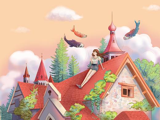 云之屋（個人主頁-ZNTU0NjY2OTY=） - 兒童插畫 - 站酷設(shè)計師靈犀356原創(chuàng)素材 - 站酷ZCOOL