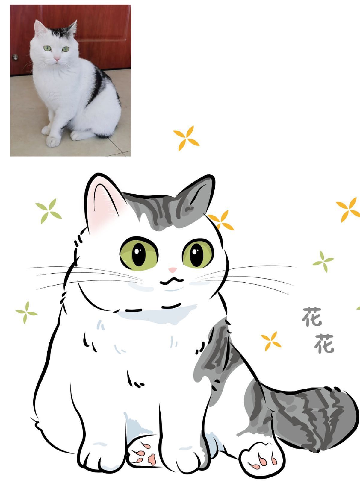 插画小猫咪（图ZMzM2MzI2Mjc2） - AI作品 - 站酷设计师清宇不是雨原创素材 - 站酷ZCOOL