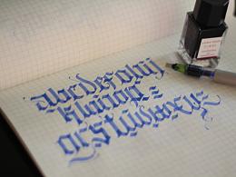 『英文花體』現(xiàn)代哥特字體 brushlettering