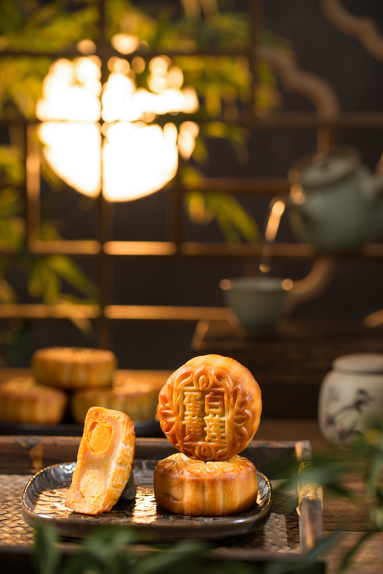 国风广式月饼|中秋月饼中式风格摄影（图ZMzA4NDI4Nzg4） - 美食摄影 - 站酷设计师陈摄视觉原创素材 - 站酷ZCOOL