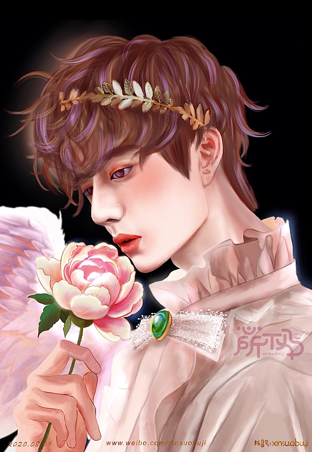 爱神与芍药花王一博