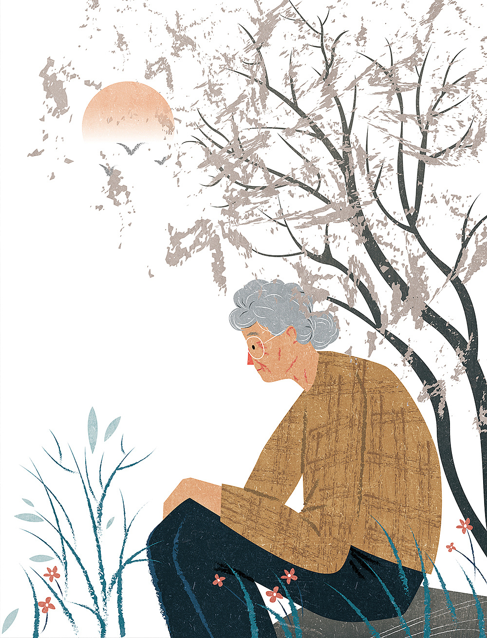 如果人生是一辆列车|插画|商业插画|耕阡陌_原创作品-站酷zcool