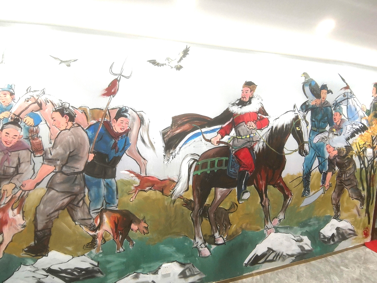 日照文化墙壁画，手绘墙，幼儿园彩绘，墙体彩绘，景观（图ZMjQ0MjUyMjMy） - 商业插画 - 站酷设计师聚精绘神壁画原创素材 - 站酷ZCOOL