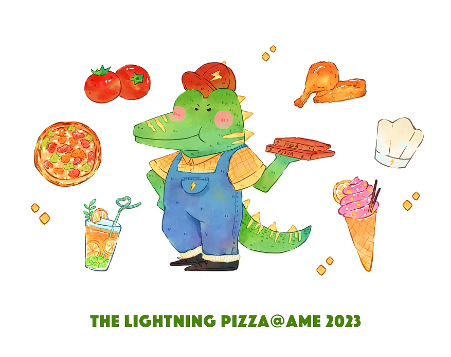 酷鼠与哇尼先生|水彩插画