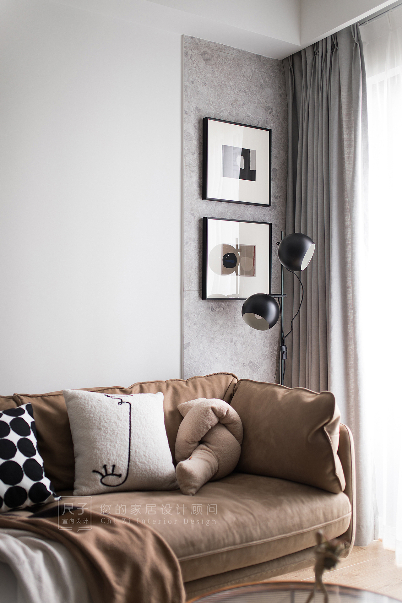 LDK一体化，两人一猫的专属居所（图ZMjc3MTMxMzEy） - 家装设计 - 站酷设计师深圳尺子室内设计原创素材 - 站酷ZCOOL