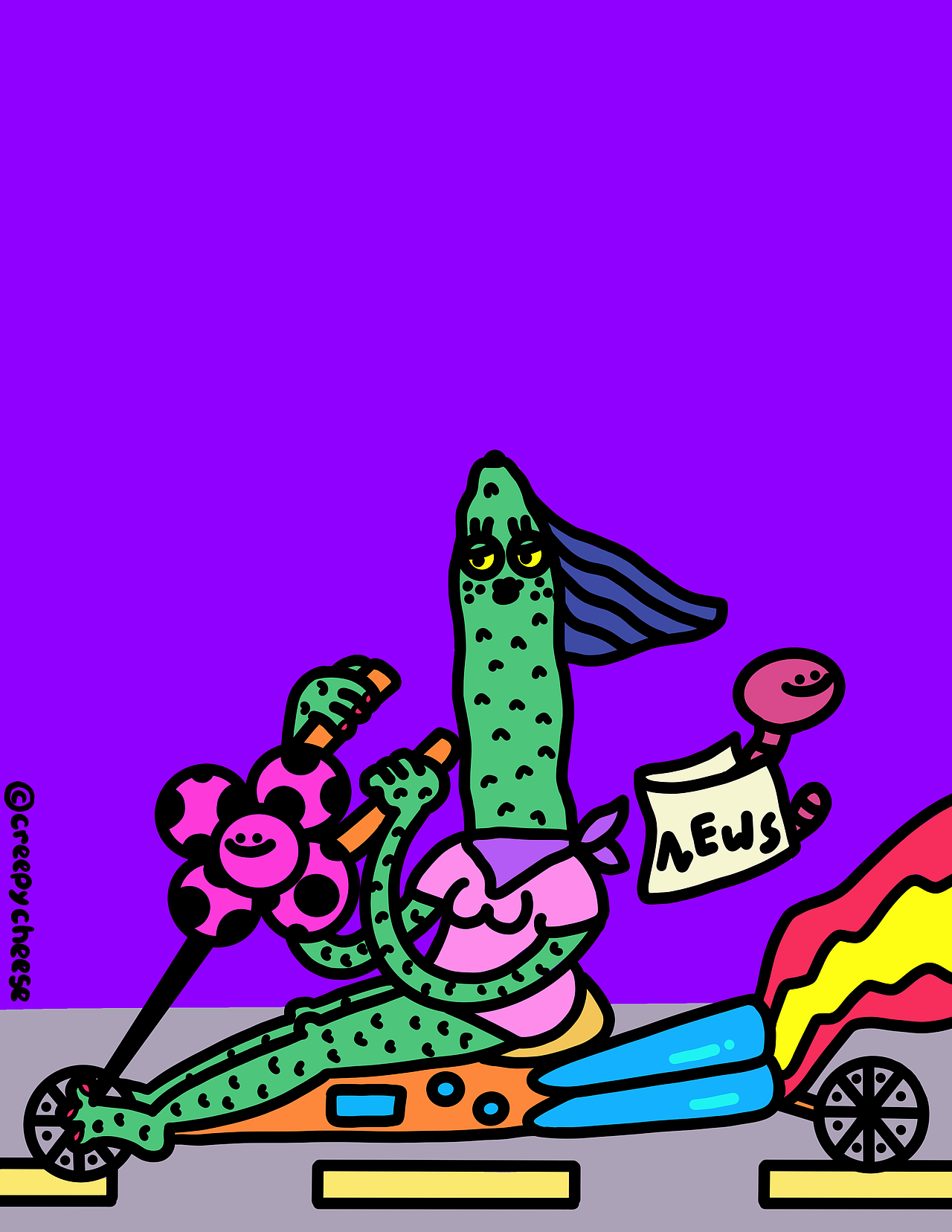 IMAGE MAKIN｜ 001（圖ZMzA4NzMzMjc2） - 新銳潮流插畫 - 站酷設(shè)計師CreepyCheese原創(chuàng)素材 - 站酷ZCOOL