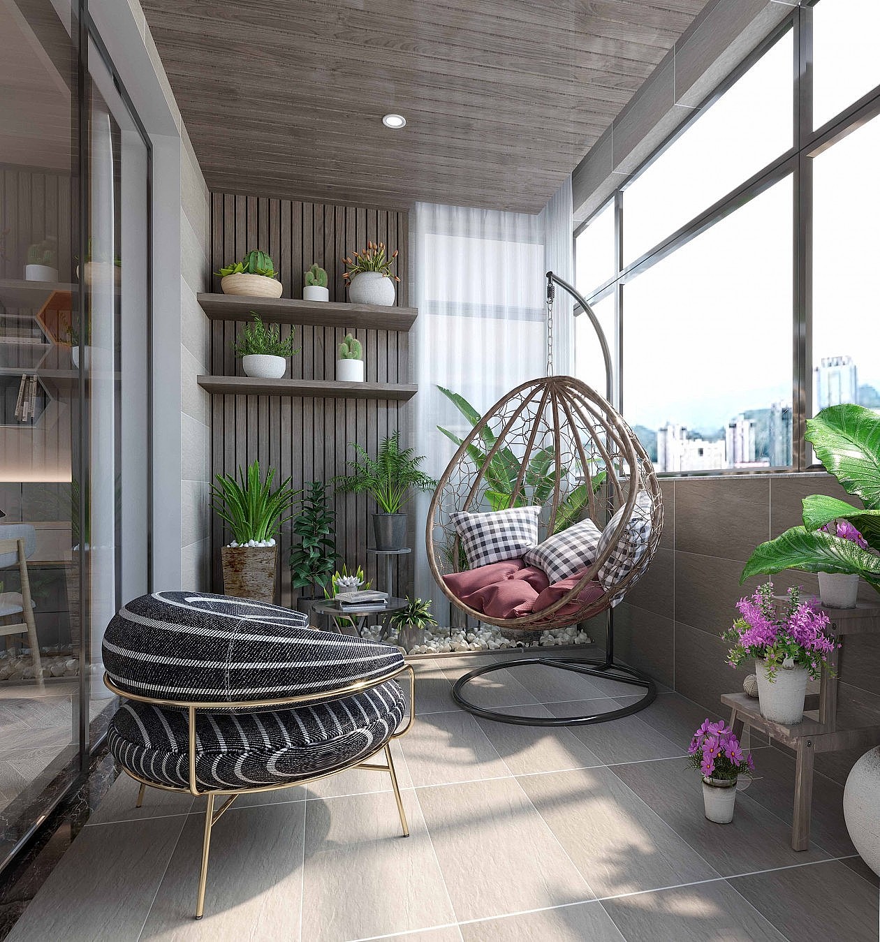 阳台花园（图ZMjcyNzExMTc2） - 家装设计 - 站酷设计师做效果图的小星星原创素材 - 站酷ZCOOL